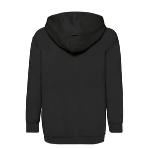 Fruit of the Loom Lichtgewicht Hoodie Kinderen/Kinderen (Zwart)