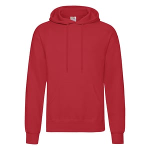 Fruit of the Loom Heren Klassieke Hoodie (Rood)