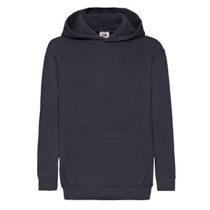 Fruit of the Loom Kinder/Kids Klassieke Hoodie (Deep Navy)