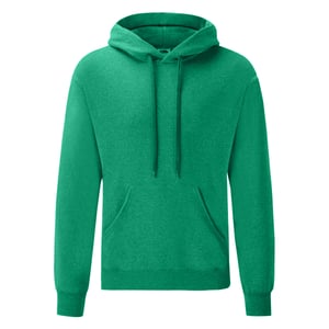 Fruit of the Loom Heren Klassieke Hoodie (Heide Groen)