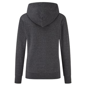 Fruit of the Loom Dames/Dames Klassieke Effen Hoodie (Donkere Heide Grijs)