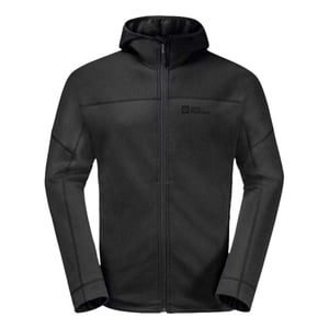 Jack Wolfskin Heren Hirschberg Full Zip Hoodie (Zwart)