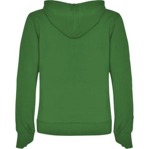 Roly Dames/Dames Urban Hooded Polycotton Sweatshirt (Kelly Groen/Wit)