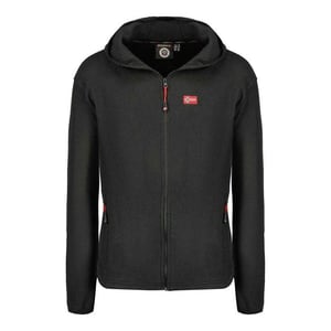 Geographical Norway Heren Unicia Fleece Full Zip Hoodie (Zwart)