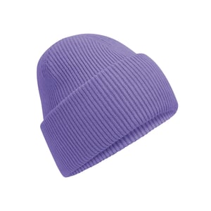 Beechfield Unisex Classic Engineered Crown Beanie voor volwassenen (Violet)