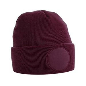Beechfield Circulaire Patch Beanie (Bourgondië)