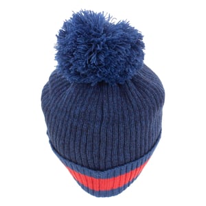 Captain America Unisex Vuxen Logo Pom Pom Beanie (Blå/Röd)