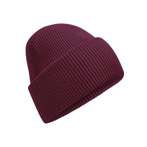 Beechfield Unisex Classic Engineered Crown Beanie voor volwassenen (Bourgondië)