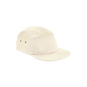 Beechfield Canvas 5-paneel baseballpet voor volwassenen (Natuurlijk)