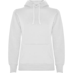 Roly Dames/Dames Urban Hooded Polycotton Sweatshirt (Wit)
