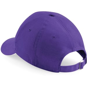 Beechfield Volwassenen Unisex Athleisure Cotton Baseball Cap (Paars/Wit)