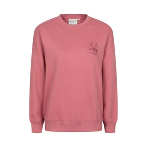 Mountain Warehouse Dam Skottland Grafisk Sweatshirt (Rosa)