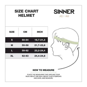 Sinner Titan visor ski helm heren -