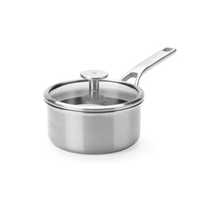 BK Cookware Bk maestro rvs steelpan sauspan 16cm met glasdeksel
