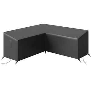 4goodz Afdekhoes tuinmeubelen winterbestendig v-vormig 216x216x78 cm -