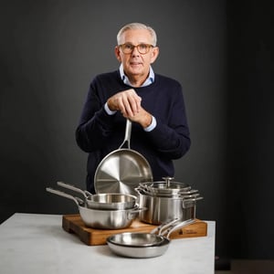 BK Cookware Bk maestro triply rvs sauteuse hapjespan 24 cm