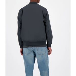 Airforce Pike padded bomber jacket gun metal