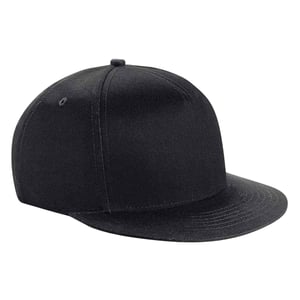 Beechfield Kinder/Kinder Snapback Cap (Zwart)