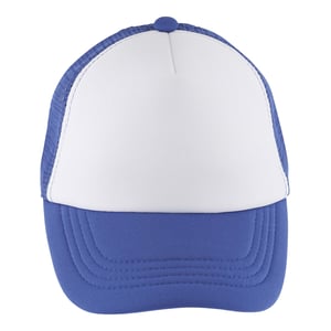 SOLS Kinder/Kids Bubbel Baseballpet (Wit/royaal blauw)