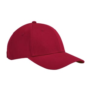 Beechfield Childrens/Kids EarthAware 6 Panel Organic Cotton Baseball Cap (Klassiek rood)