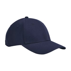 Beechfield Childrens/Kids EarthAware 6 Panel Organic Cotton Baseball Cap (Franse marine)