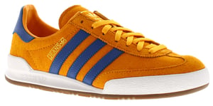 Adidas Originals Mens Trainers Jeans Leather Lace Up gold royal blue