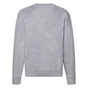 Fruit of the Loom Heren Premium Ingelegd Sweatshirt (Heide Grijs)