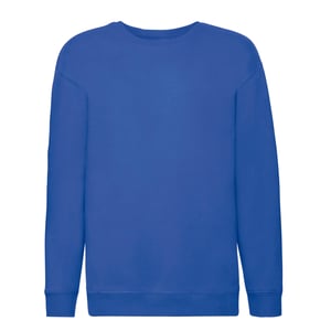 Fruit of the Loom Kinder/Kids Premium Sweatshirt met Inzetstuk (Koningsblauw)