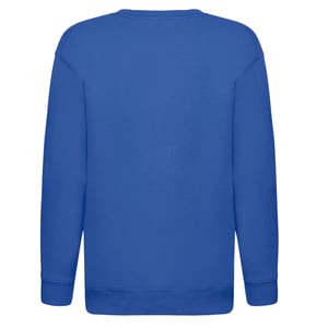 Fruit of the Loom Kinder/Kids Premium Sweatshirt met Inzetstuk (Koningsblauw)