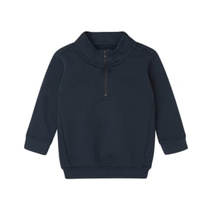 Babybugz Sweatshirt met kwart rits voor baby's (Marine)