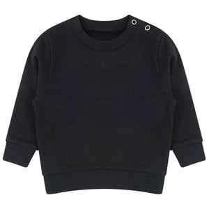 Larkwood Effen Duurzaam Sweatshirt Kinderen/Kinderen (Zwart)
