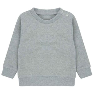 Larkwood Effen Duurzaam Sweatshirt Kinderen/Kinderen (Heide Grijs)
