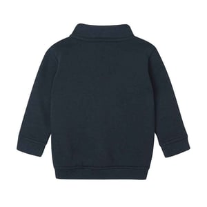 Babybugz Sweatshirt met kwart rits voor baby's (Marine)