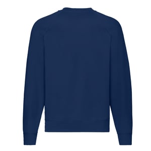 Fruit of the Loom Klassisk raglan-sweatshirt för män (Marinblått)