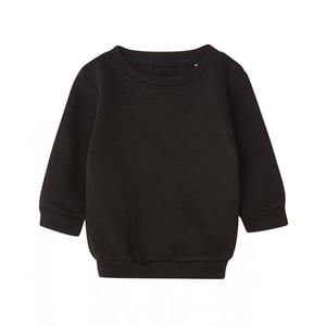 Babybugz Baby Essentieel Effen Sweatshirt (Zwart)