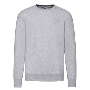 Fruit of the Loom Heren Lichtgewicht Set-In Sweatshirt (Heide Grijs)