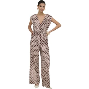 Only Onlmaine s/l jumpsuit jrs birch/brick red(main