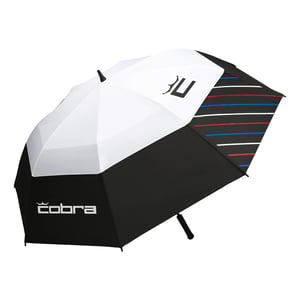 Cobra Two-Tone White/Black Golf Umbrella