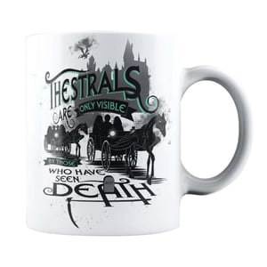 Harry Potter Thestrals Tovenaarswereld 320 ml mok (Wit/zwart)