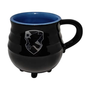 Harry Potter Tovenaarswereld Cauldron Ravenclaw 350ml mok (ZWART/BLAUW)