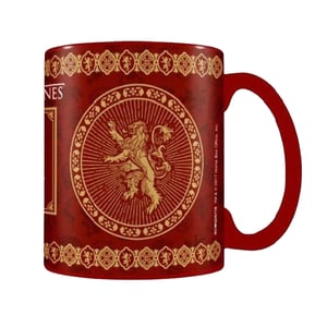 Game of Thrones Lannister 315ml mok met warmtewisselaar (Rood)