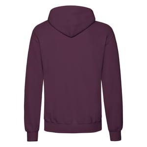 Fruit of the Loom Klassieke herenhoodie (Bourgondië)