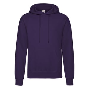 Fruit of the Loom Heren Klassieke Hoodie (Paars)