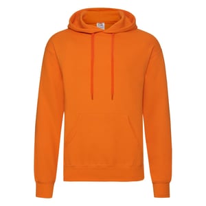 Fruit of the Loom Klassieke herenhoodie (Oranje)
