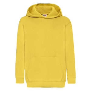 Fruit of the Loom Kinder/Kids Classic 260 Hoodie (Zonnebloem)