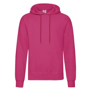 Fruit of the Loom Klassieke herenhoodie (Fuchsia)