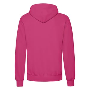 Fruit of the Loom Klassieke herenhoodie (Fuchsia)