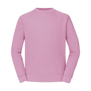 Fruit of the Loom Heren Klassiek Raglan Sweatshirt (Lichtroze)