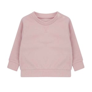 Larkwood Effen Duurzaam Sweatshirt Kinderen/Kinderen (Zacht Roze)