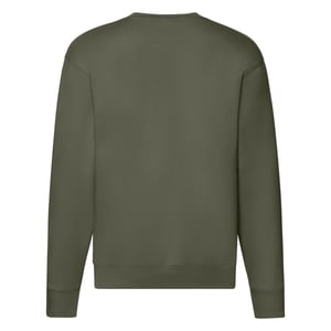 Fruit of the Loom Heren Premium Ingelegd Sweatshirt (Klassieke Olijf)